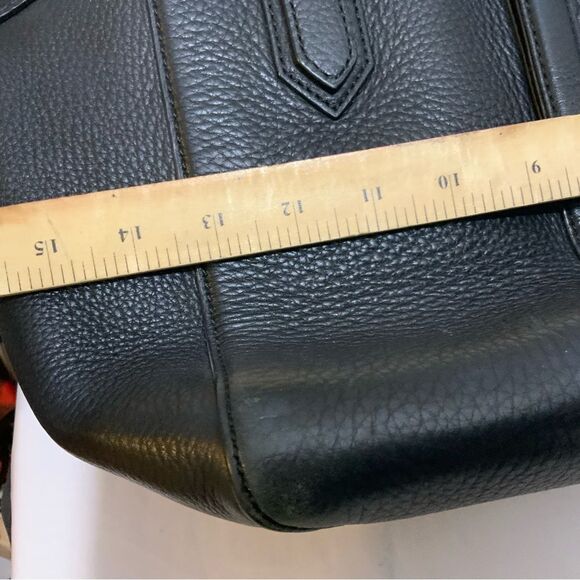 J. Crew Pebbled Leather Tartine Satchel black Trapeze - Picture 11 of 15